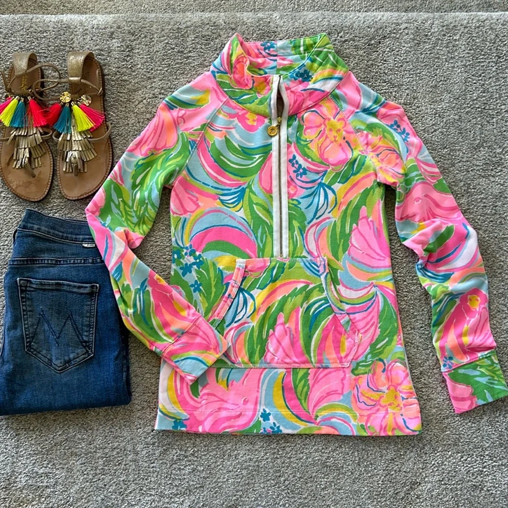 Lilly Pulitzer UPF 50+ Skipper Popover - Picture 1 of 7
